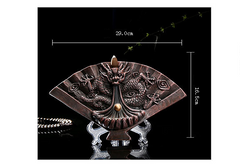 Dragon Tower Incense Burner - Half Mechanical Ceramic Decor