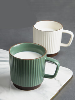 Japanese Retro Ceramic Coffee Mug - Nordic Style