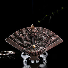 Dragon Tower Incense Burner - Half Mechanical Ceramic Decor