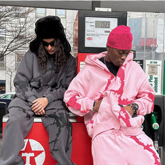 Y2K Style Streetwear Zip Hoodie for Men and Women